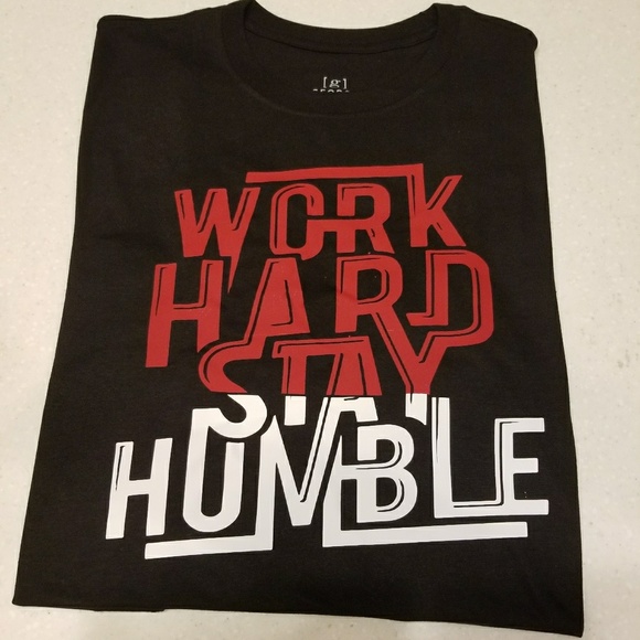 BRAND NEW "WORK HARD STAY HUMBLE" TEE!!😍 - Picture 2 of 8